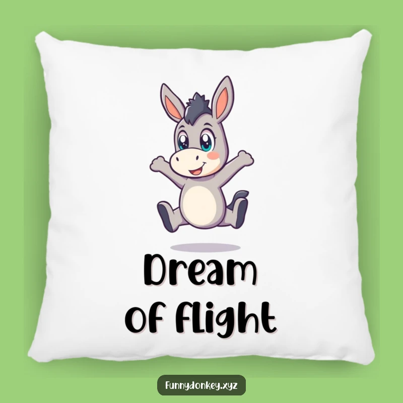 Funny Kawaii Donkey Leap Pillow: Cozy Comfort with an Energetic Playful Touch